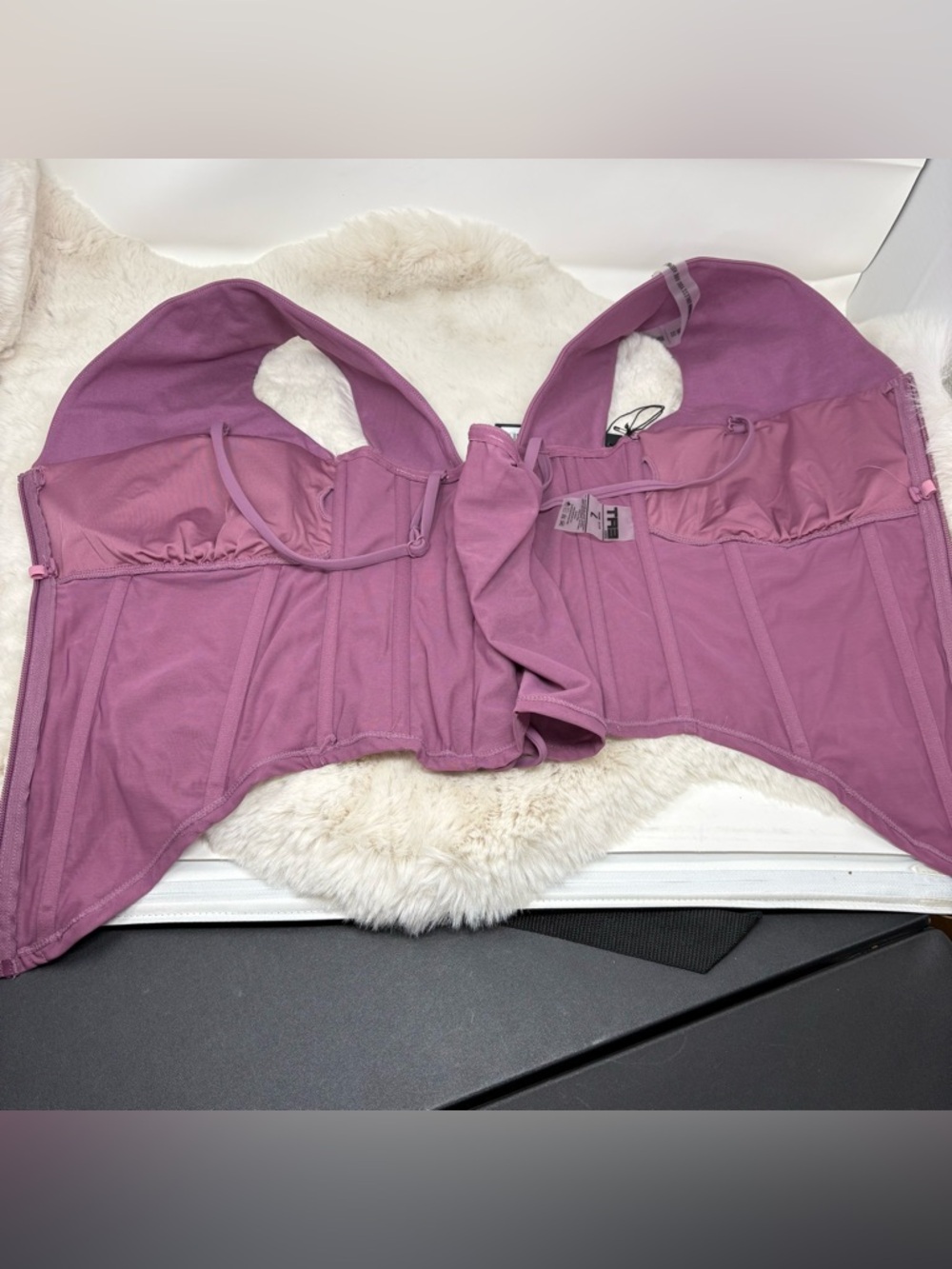 TA3 Corsety Off Shoulder Bare NWT Grape size Large - Picture 6 of 8